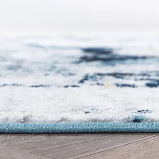 World Rug Gallery Modern Abstract Reflections Area Rug:  Stain & Fade-Resistant,  Low Pile,  Indoor Use image {2}