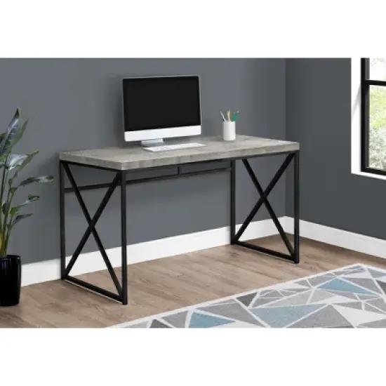 Monarch Specialties Computer Desk, Contemporary Home & Office Desk, Scratch-Resistant, 48&rdquo; L image {6}