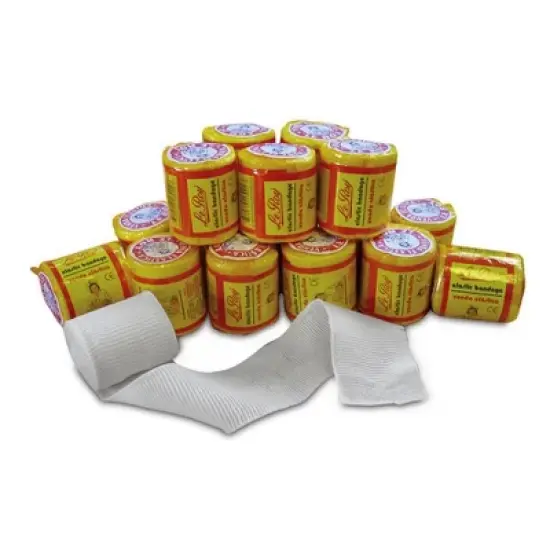 Le Roy Mexican Gauze Boxing Hand Wraps Elastic Bandages Revgear Ambra LeRoy Combat Sports Non-Sterile, 2" x 5.5 yd - 16 pack image {2}