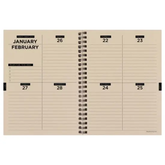 TF Publishing July 2025 - June 2026 Andy's Sunflower Medium Weekly Monthly Planner image {2}