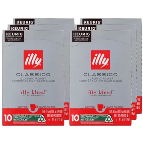 Illy Classico K-Cup Pods - Case of 6/10 ct image {6}
