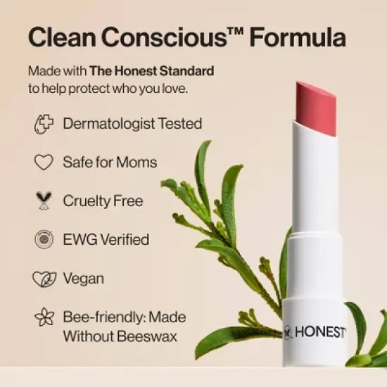 Honest Beauty Tinted Lip Balm with Avocado Oil - 0.14oz image {8}
