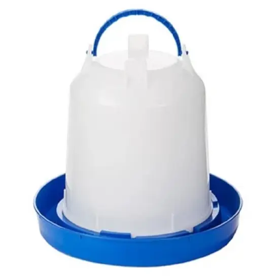Double-Tuf Poultry Waterer with Legs Durable Water Container - 2.5 Gallon image {1}