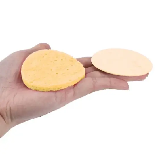 Unique Bargains Face Cleaning Compressed Sponge Facial Cleanser 20 Pcs image {1}