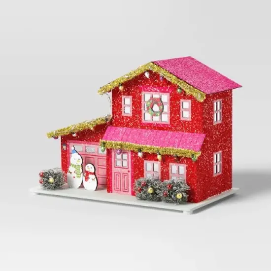 Christmas Glitter House Red - Wondershop&trade; image {2}