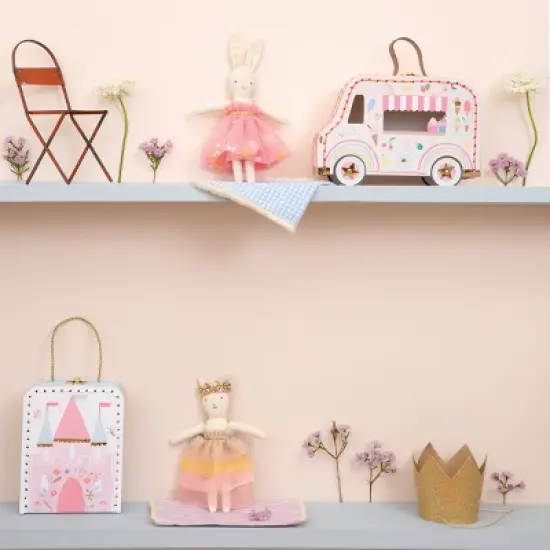 Meri Meri Ice Cream Van Bunny Mini Suitcase Doll (Pack of 1) image {6}