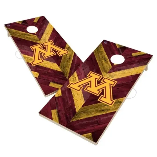NCAA Minnesota Golden Gophers 2'x4' Solid Wood Cornhole Board image {1}