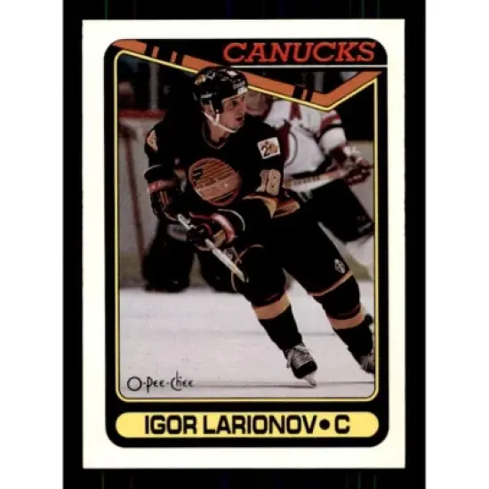 Igor Larionov Rookie Card 1990-91 O-Pee-Chee #359 image {2}