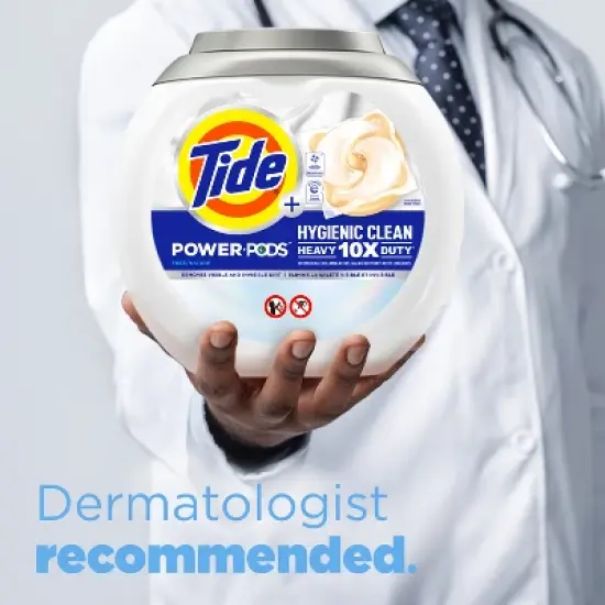 Tide Power Pods Clean Laundry Detergent - Free & Gentle - 45ct image {8}