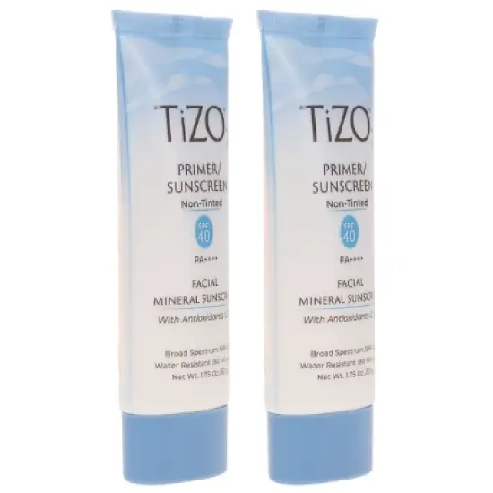 TIZO 2 Facial Mineral Primer/Sunscreen SPF 40 Water Resistant 1.75 oz 2 Pack image {5}