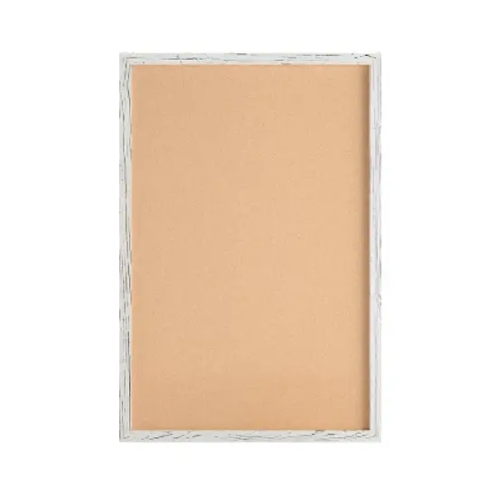 Emma and Oliver Wall Mount Cork Board with Wooden Push Pins image {10}