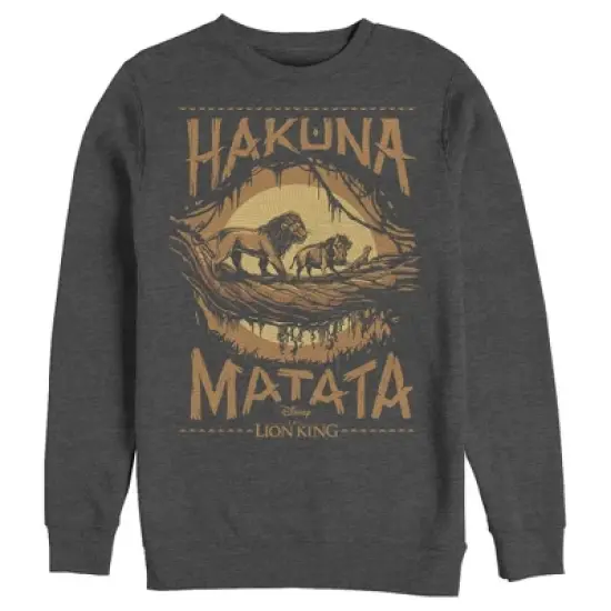 Men's Lion King Hakuna Matata Jungle Trio Sweatshirt image {4}