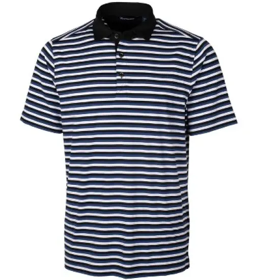 Cutter & Buck Mens Forge Polo Multi Stripe Shirt image {11}