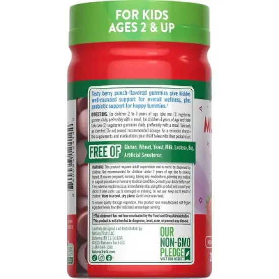 Nature's Truth Kids' Multivitamin + Probiotic Gummy - 28ct image {1}