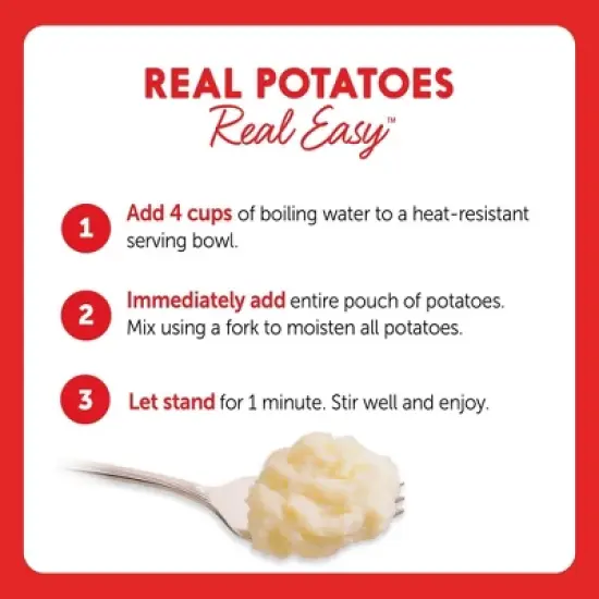 Idahoan Gluten Free Buttery Homestyle Mash Potatoes - 8oz image {6}