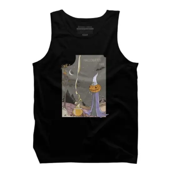 Men's Design By Humans Halloween magic brewery By runcatrun Tank Top image {2}