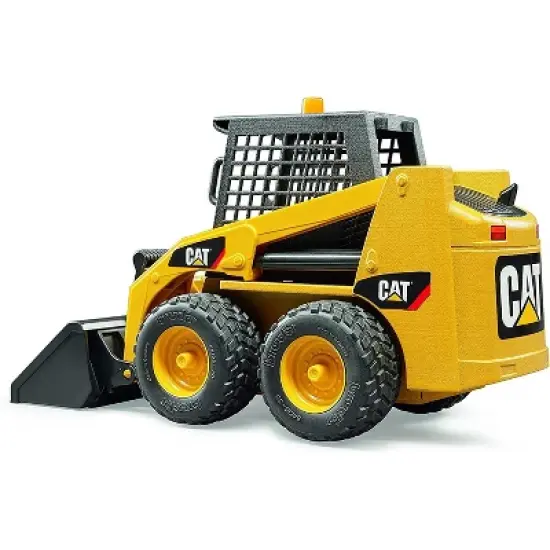 Bruder Caterpillar Skid Steer Loader with Jackhammer and Accessories image {1}