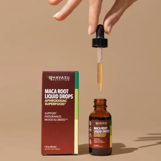 Organic Maca Root Libido Liquid Drops, Supports Endurance Mood & Performance, Support Fertility in Men & Women, Unflavored, Havasu Nutrition, 1 fl oz image {5}