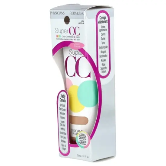 Physicians Formula Super CC, Color-Correction + Care Cream, 6234 Light, 1.2 fl oz (35 ml) image {4}
