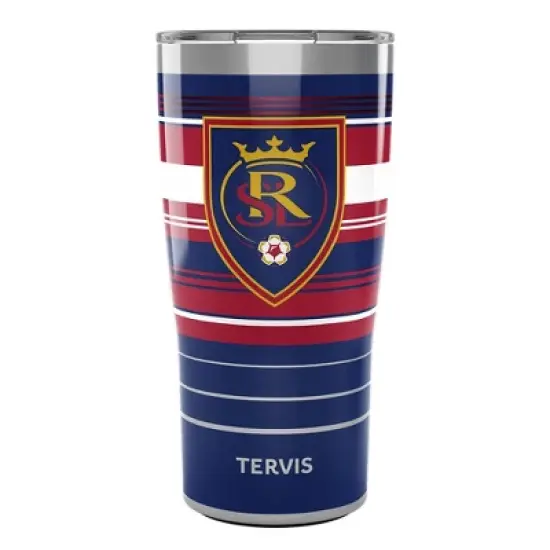 MLS Real Salt Lake 20oz Hype Stripe Stainless Steel Tumbler image {3}