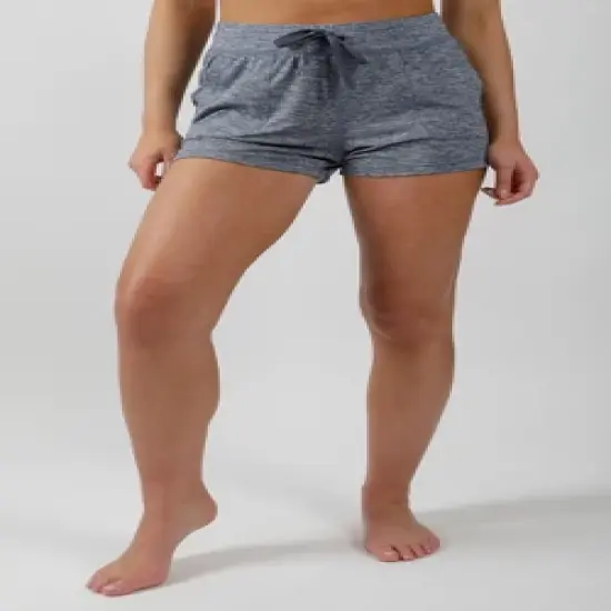 90 Degree By Reflex Super Soft Cationic Heather Lounge Shorts image {5}