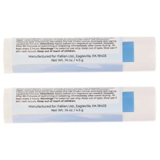 TIZO Tinted Lip Protection Mineral Sunscreen SPF 45 0.14 oz 2 Pack image {4}
