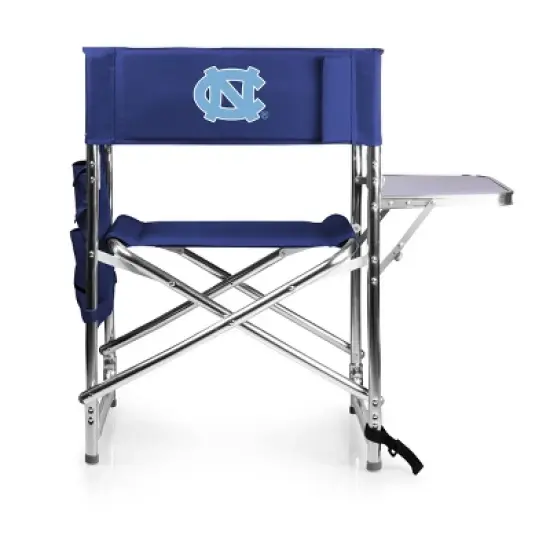 NCAA North Carolina Tar Heels Portable Camp Chair with Side Table image {6}