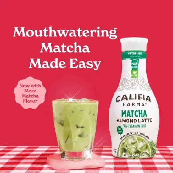 Califia Farms Matcha Almond Latte - 48 fl oz image {2}
