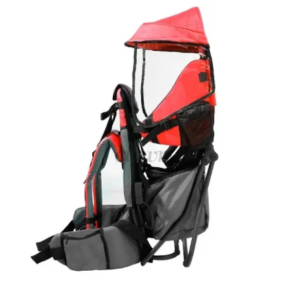 ClevrPlus CC Hiking Child Carrier Baby Backpack Camping for Toddler Kid, Red image {6}