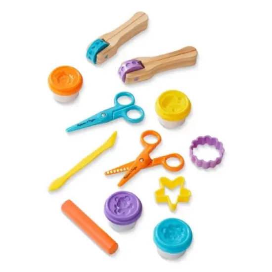 Melissa & Doug Cut, Sculpt, and Roll Clay Play Set With 8 Tools and 4 Colors of Modeling Dough: Fine Motor Skills Modeling Set image {2}