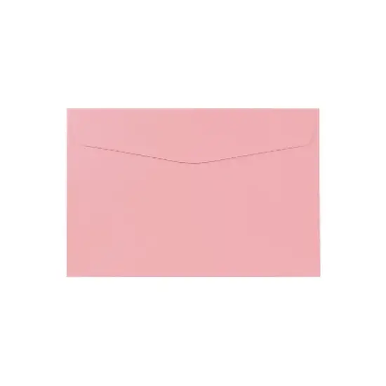 JAM Paper 6 x 9 Booklet Envelopes Baby Pink 23512969 image {1}