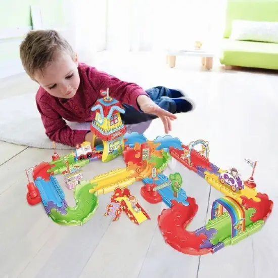Fun Little Toys 3D Puzzle Railway Train Tracks image {5}