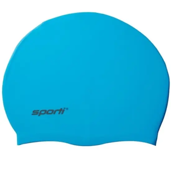 Sporti Kids' Solid Neon Silicone Swim Cap image {5}