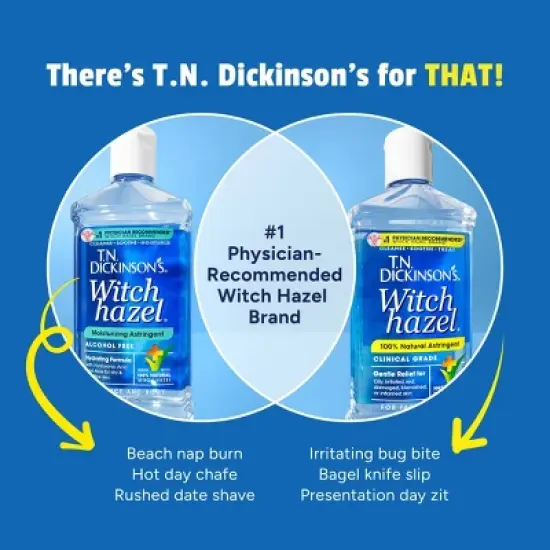 T.N. Dickinson's Witch Hazel Alcohol-Free Moisturizing Astringent Liquid - 16 fl oz image {5}