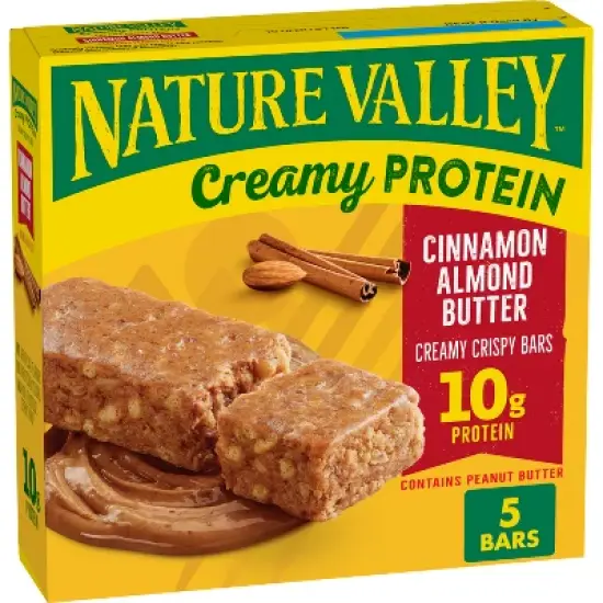 Nature Valley Creamy Protein Cinnamon Almond Butter Bars - 5ct image {8}