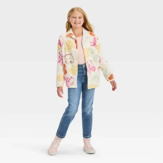 Girls' Disney Mickey Mouse & Friends Shacket - Cream image {2}