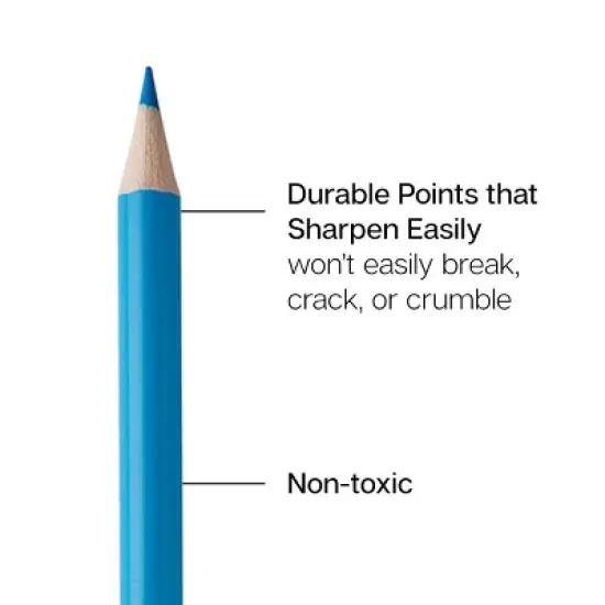 KINGART Neon Colored Pencils 12 pc image {3}