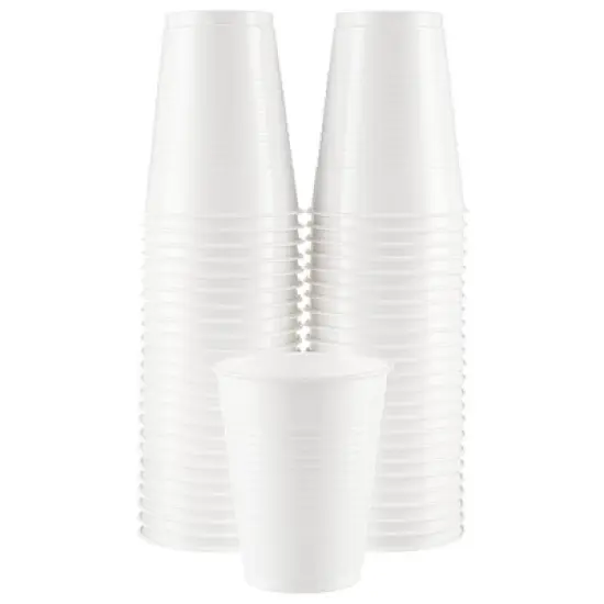 SparkSettings Disposable Plastic Cups 18oz, 50 Pack image {6}