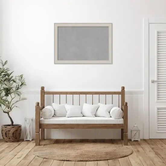 40"x28" Cottage Framed Magnetic Board White/Silver - Amanti Art: Wall Mount, Metal, Home & Office Decor image {5}