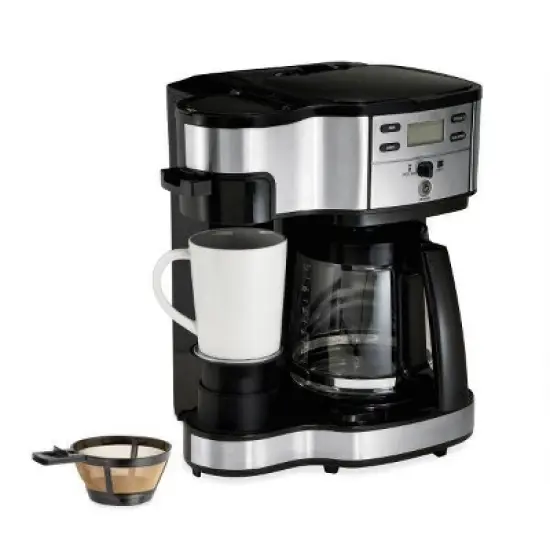 Hamilton Beach 12 Cup & Single Cup Program Coffee Maker - 49980Z image {1}