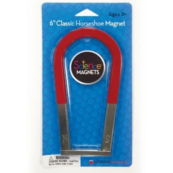 Dowling Magnets Classic Horseshoe Magnet, 6" image {1}