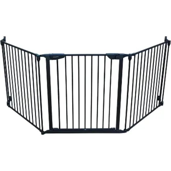 Cardinal Gates EX100 XpandaGate Expandable Baby & Pet Gate - Black image {1}