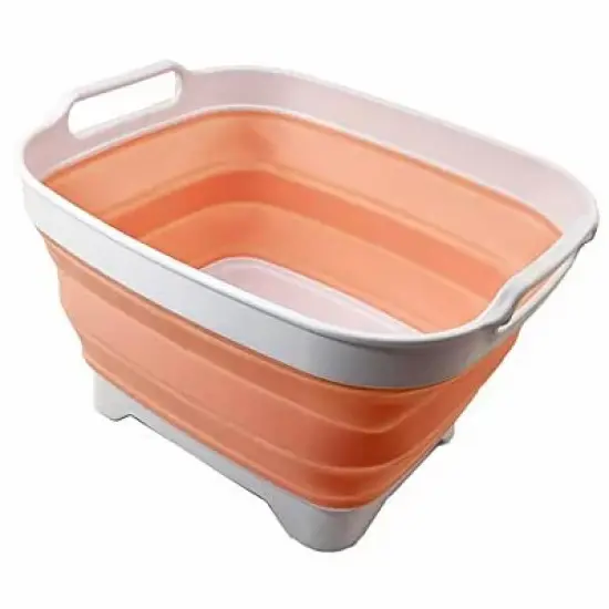 SAMMART 7.5L (2 Gallons) Collapsible Dishpan with Draining Plug image {19}