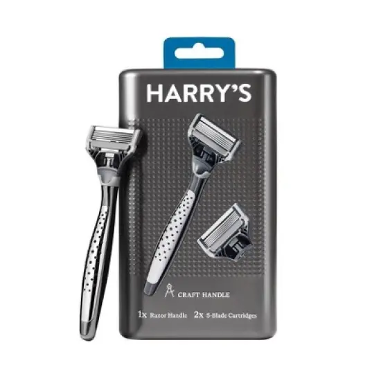 Harry's Craft Edition Razor Handle with 2 Blade Cartridges image {1}