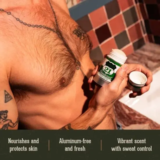 18.21 Man Made Octane Aluminium-Free Men's Natural Deodorant, Spiced Vanilla image {3}