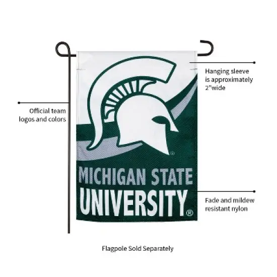 Evergreen Flag, DS New Burlap, Garden, Michigan State University image {2}