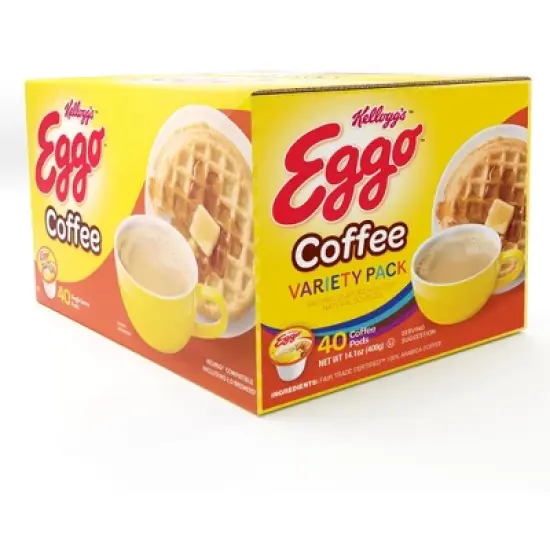 Eggo Variety Sampler Waffle Flavored Coffee Pods Fair Trade Certified - 40 ct image {2}