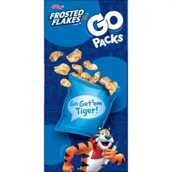 Kellogg's Frosted Flakes Go Packs Breakfast Cereal - 12oz/10ct image {8}