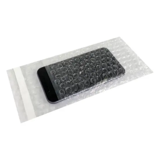 UOFFICE 1100 Clear Bubble Out Bags 4" x 7.5" Self-Sealing Pouches image {7}