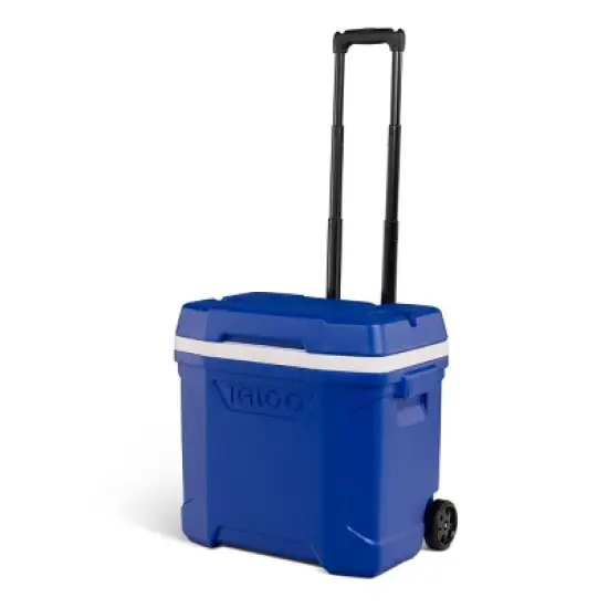 Igloo Latitude 30qt Roller Cooler: Hard-Sided with Wheels, 41-Can Capacity image {3}